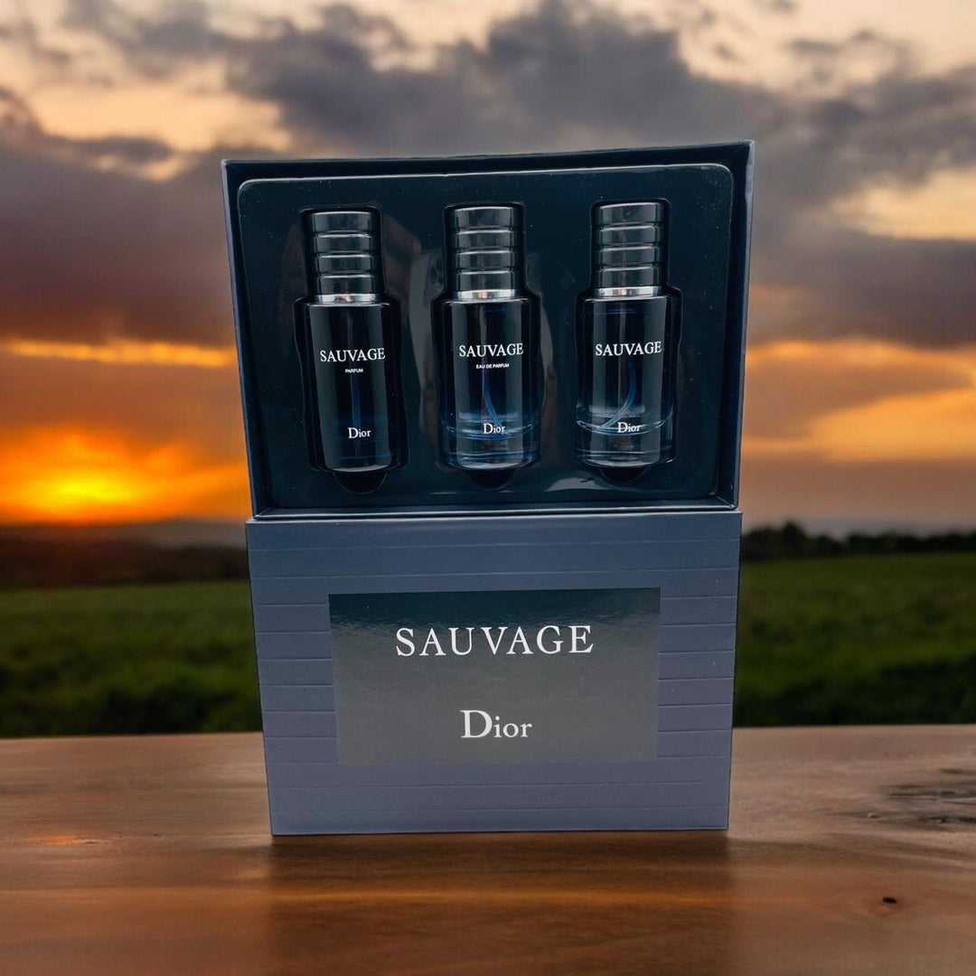 Diorr Sauvage Branded Luxury Perfume gift set combo (3x30 ML)